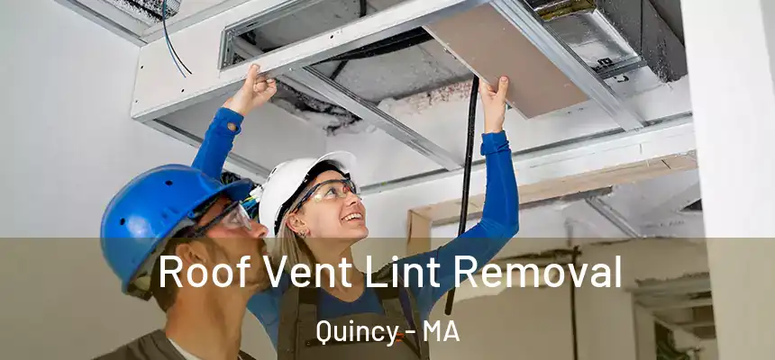 Roof Vent Lint Removal Quincy - MA